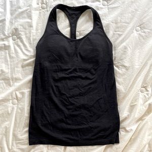 Lululemon Athletic Yoga Racerback Tank Top with built in bra